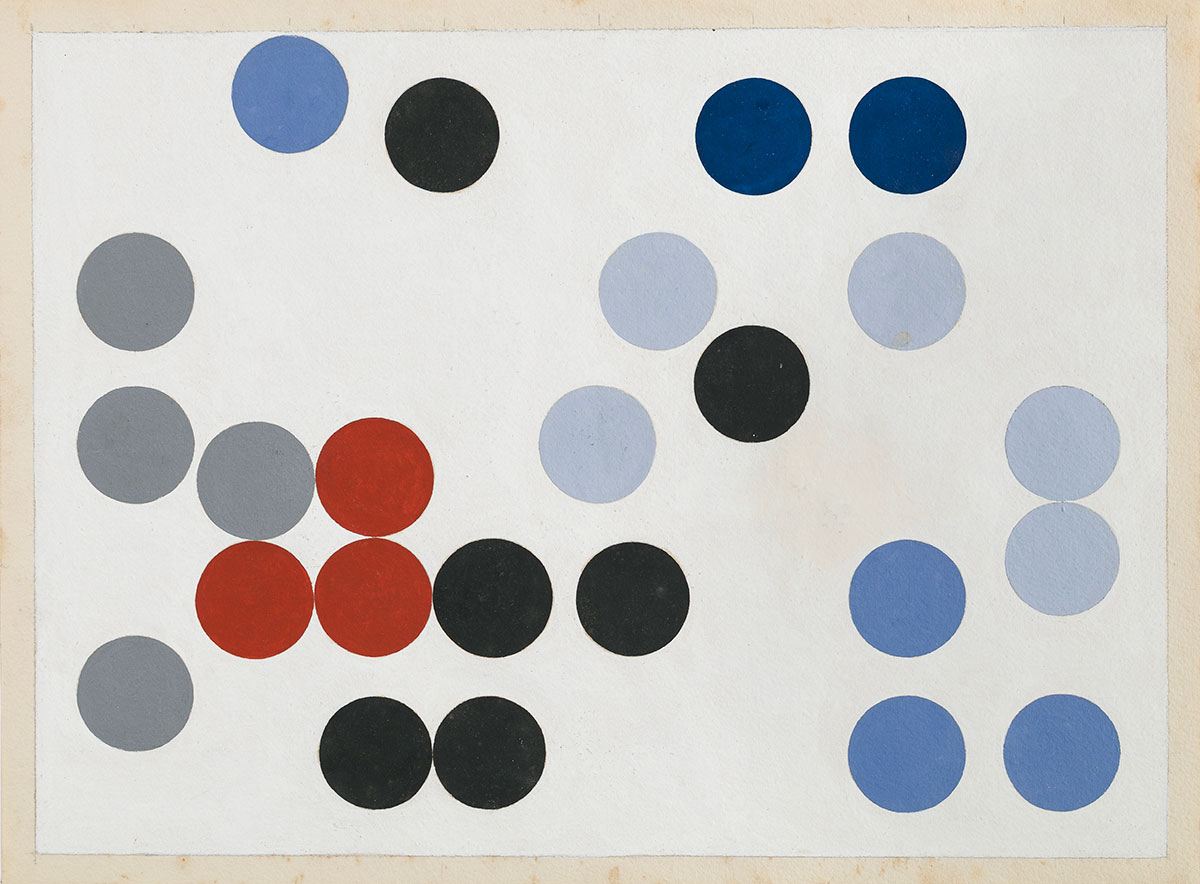 Sophie Taeuber-Arp, Cercles mouvementés, 1934